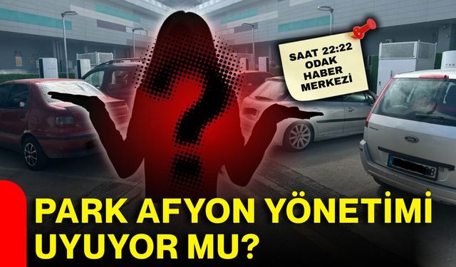 Park Afyon yönetimi uyuyor mu?