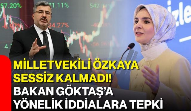 Milletvekili Özkaya sessiz kalmadı! Bakan Göktaş’a yönelik iddialara tepki