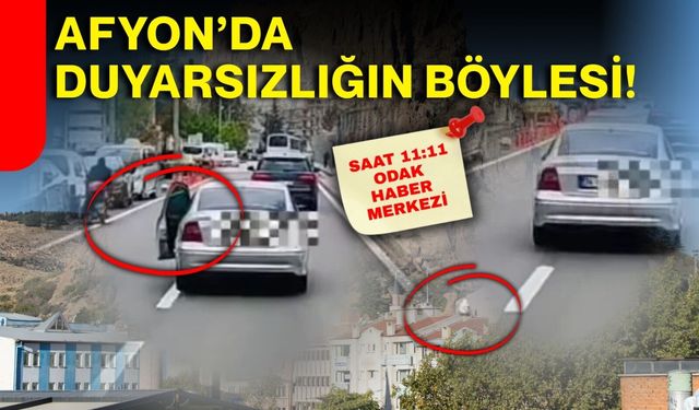Afyon’da duyarsızlığın böylesi!