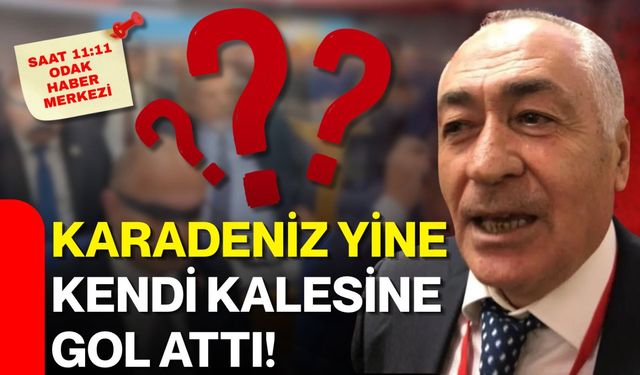 Karadeniz yine kendi kalesine gol attı!