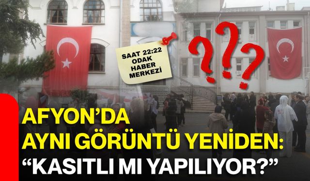 Afyon’da aynı görüntü yeniden: “Kasıtlı mı yapılıyor?”