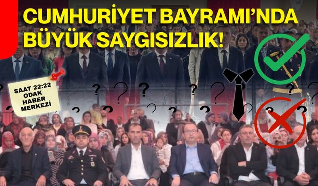 Cumhuriyet Bayramı’nda büyük saygısızlık!