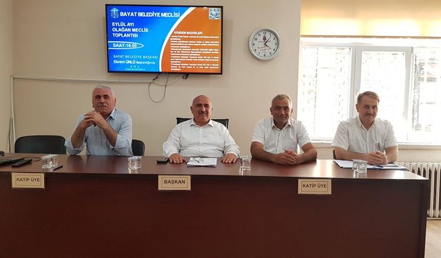 Bayat meclis toplantısı