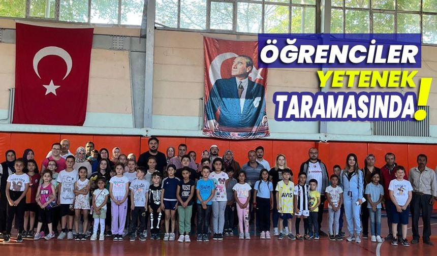 Öğrenciler yetenek taramasında
