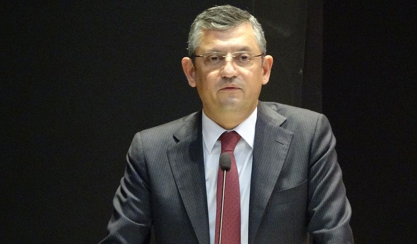 CHP grup başkanı Özel konuştu