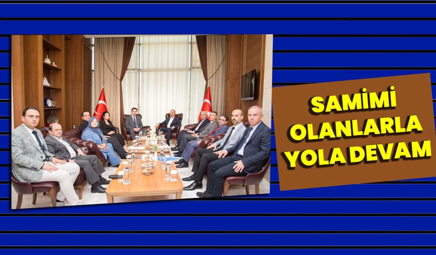 Samimi olanlarla yola devam