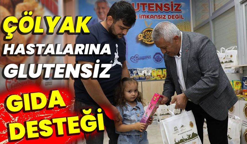ÇÖLYAK HASTALARINA GLUTENSİZ GIDA DESTEĞİ