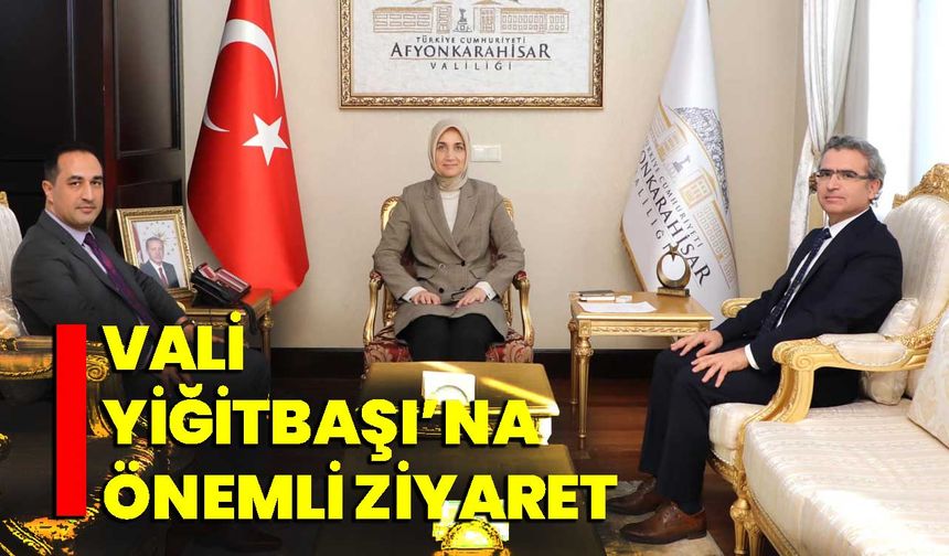 Vali Yiğitbaşı’na önemli ziyaret