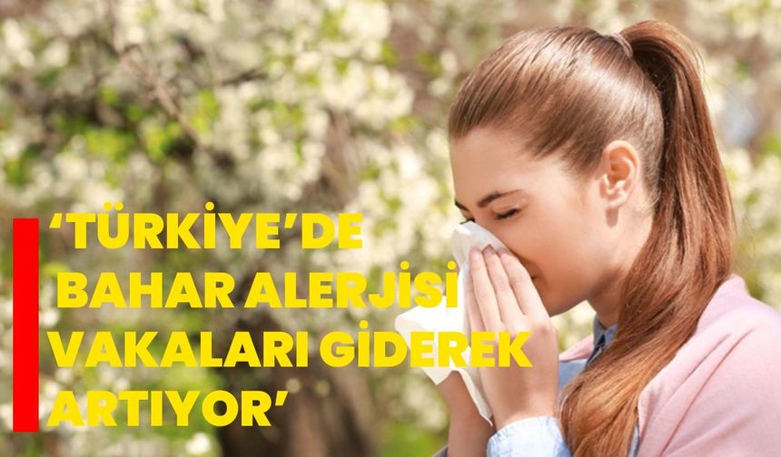 ‘Türkiye’de bahar alerjisi vakaları giderek artıyor’