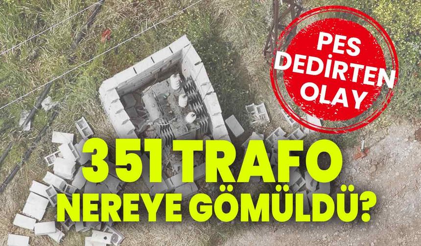 Pes dedirten olay: 351 trafo nereye gömüldü?