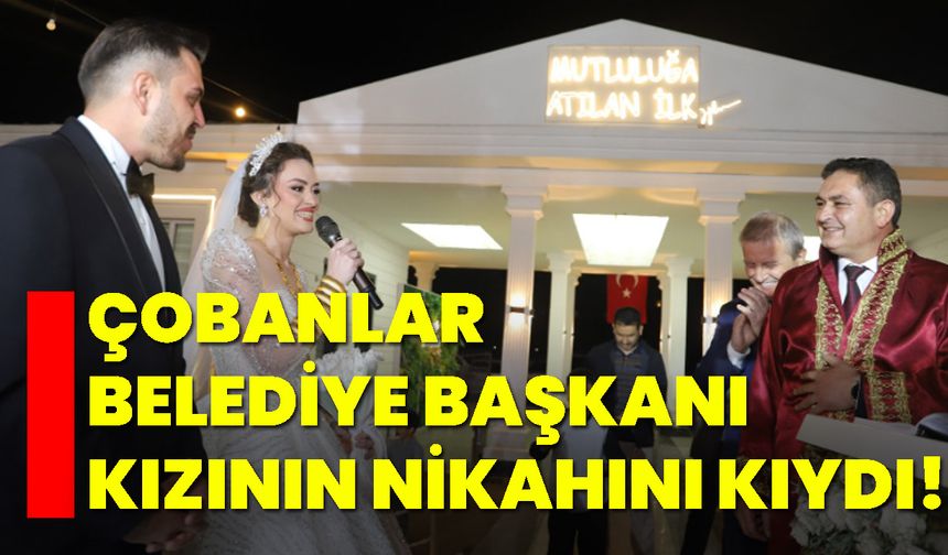 Çobanlar Belediye Başkanı Kızının Nikahını Kıydı!