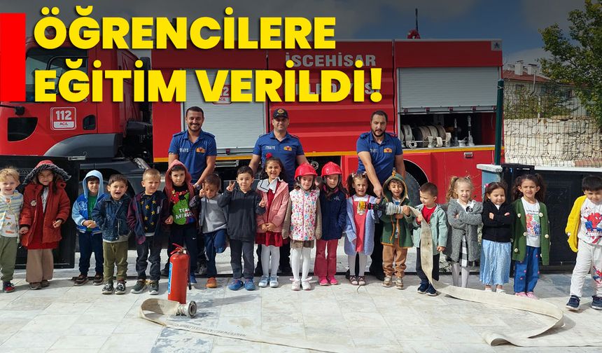 Öğrencilere eğitim verildi