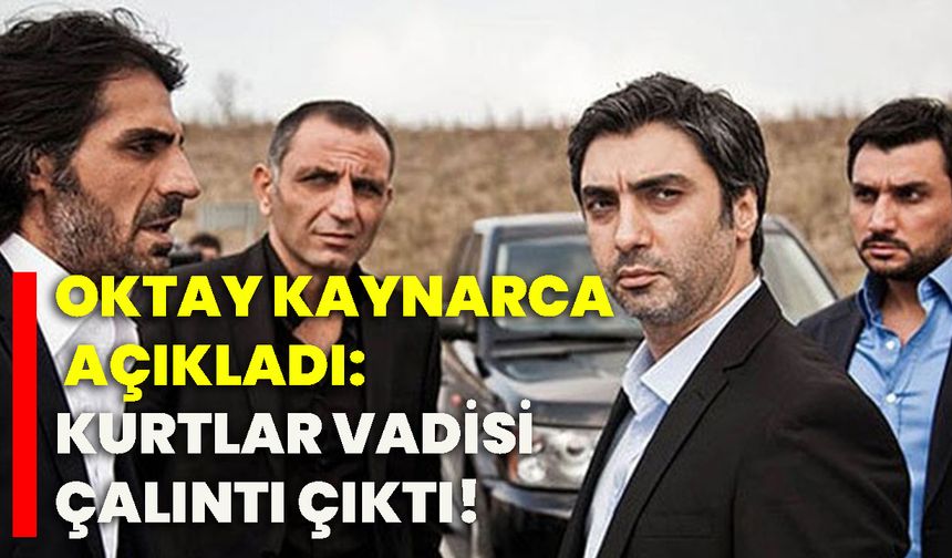 Oktay Kaynarca açıkladı: Kurtlar Vadisi çalıntı çıktı!