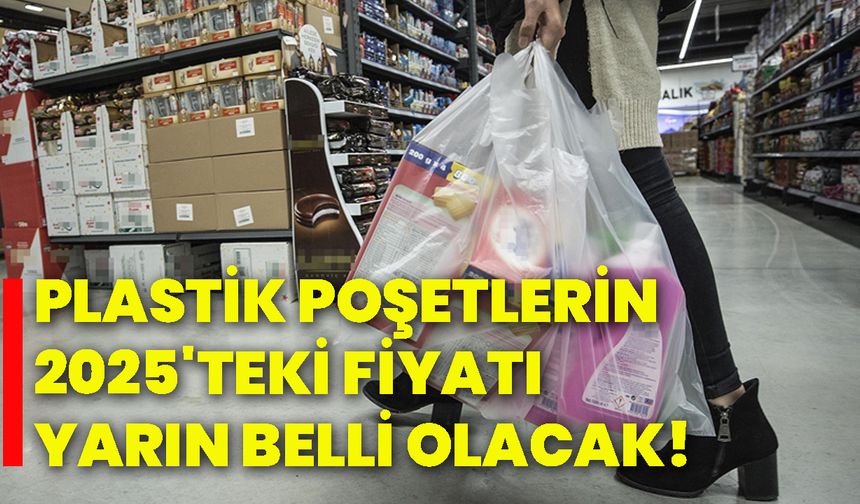 Plastik poşetlerin 2025'teki fiyatı yarın belli olacak!