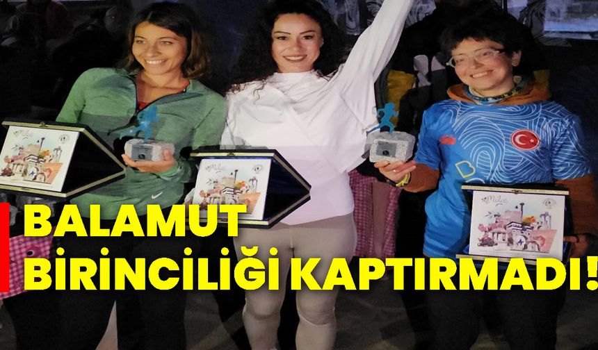 Balamut birinciliği kaptırmadı!