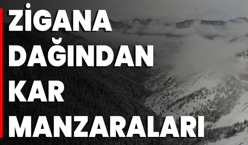 Zigana Dağından Kar Manzaraları