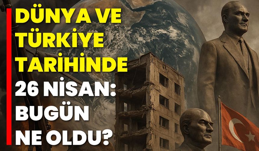 Dünya ve Türkiye Tarihinde 26 Nisan: Bugün Ne Oldu?