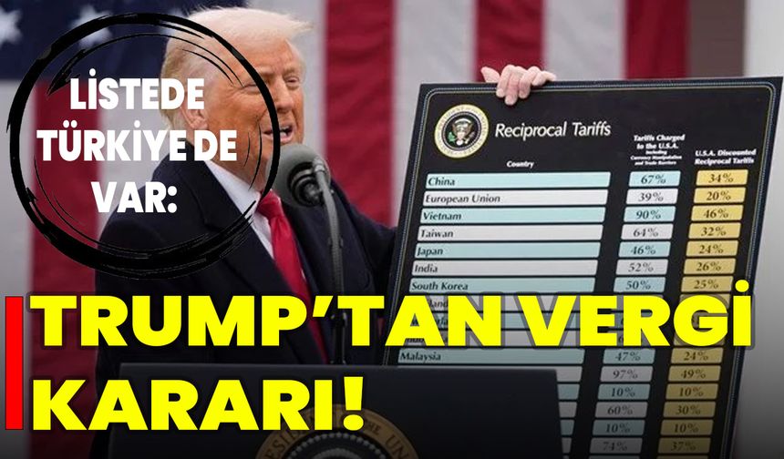 Listede Türkiye De Var: Trump’tan Vergi Kararı!
