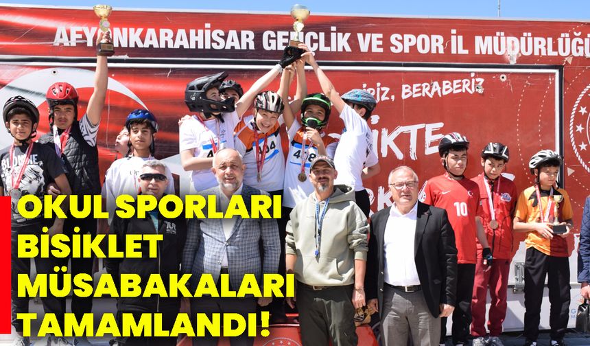 Okul sporları bisiklet müsabakaları tamamlandı!