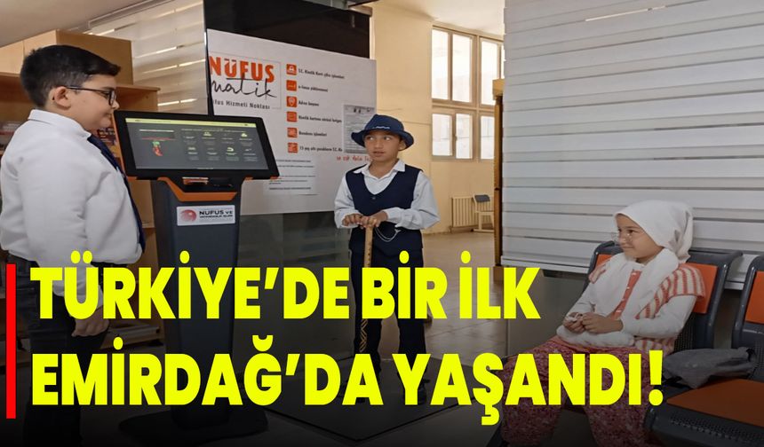 Türkiye’de Bir İlk Emirdağ’da Yaşandı!