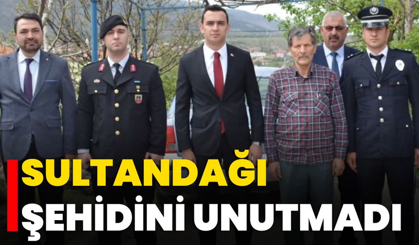 Sultandağı, Şehidini Unutmadı