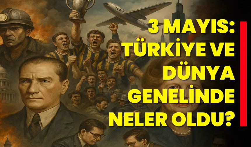 3 Mayıs: Türkiye ve Dünya Genelinde Neler Oldu?