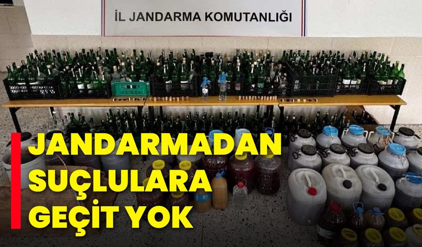 Jandarmadan Suçlulara Geçit Yok
