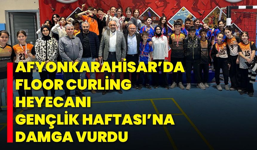 Afyonkarahisar’da Floor Curling Heyecanı Gençlik Haftası’na Damga Vurdu