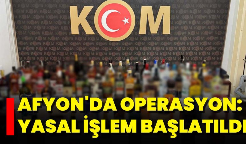 Afyon'da Operasyon: Yasal İşlem Başlatıldı