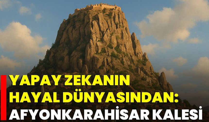 Yapay Zekanın Hayal Dünyasından: Afyonkarahisar Kalesi