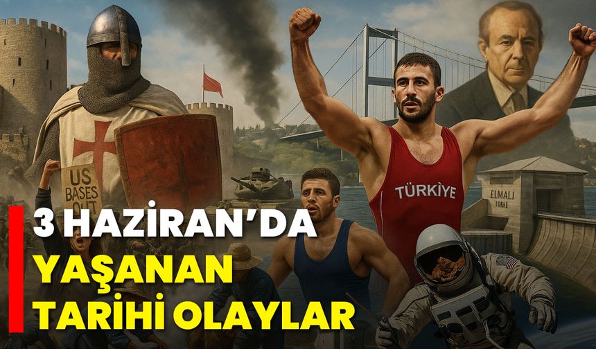 3 Haziran’da Yaşanan Tarihi Olaylar