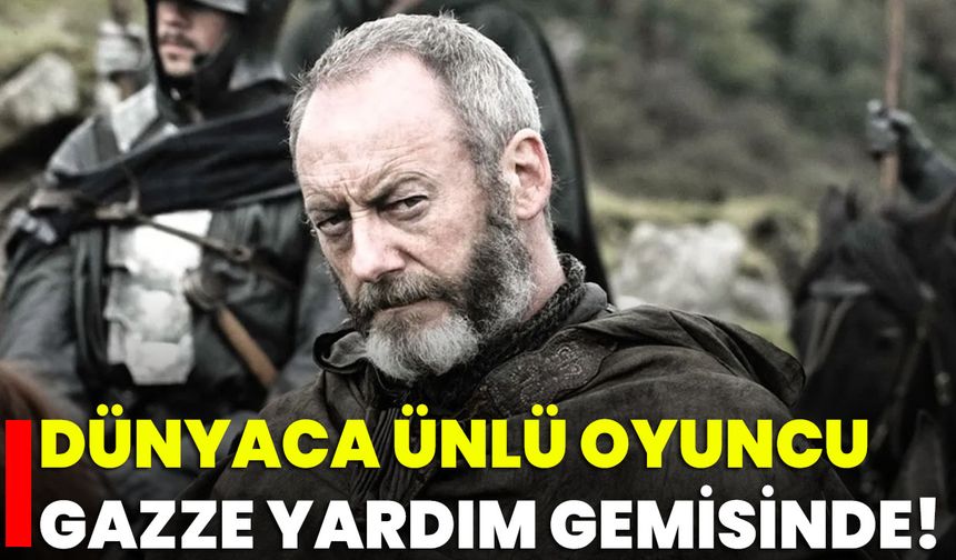 Dünyaca Ünlü Oyuncu Gazze Yardım Gemisinde!