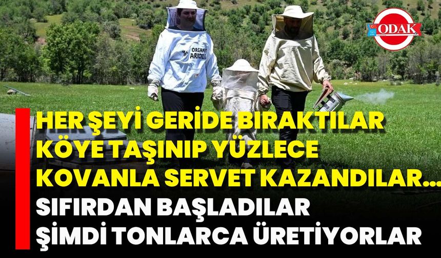 Her Şeyi Geride Bıraktılar, Köye Taşınıp Yüzlece Kovanla Servet Kazandılar… Sıfırdan Başladılar, Şimdi Tonlarca Üretiyorlar