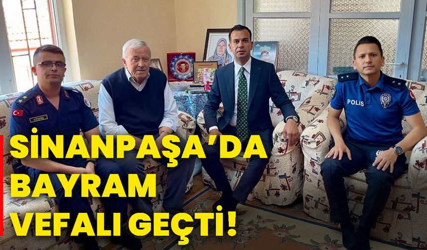 Sinanpaşa’da bayram vefalı geçti!