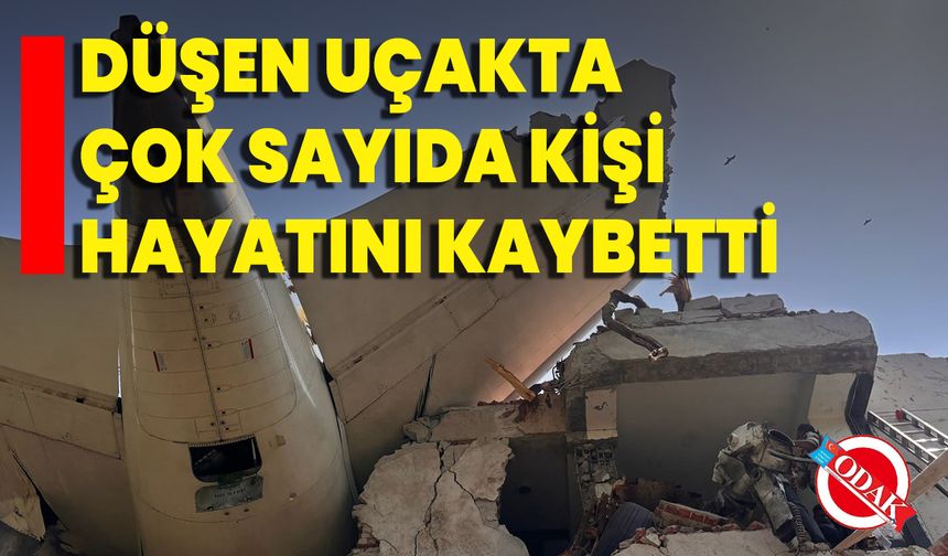 Düşen Uçakta Çok Sayıda Kişi Hayatını Kaybetti