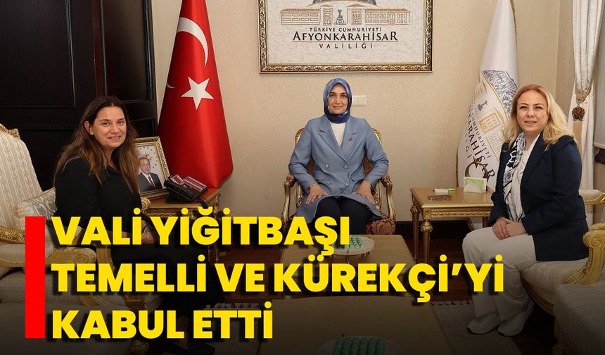 Vali Yiğitbaşı, Temelli Ve Kürekçi’yi Kabul Etti
