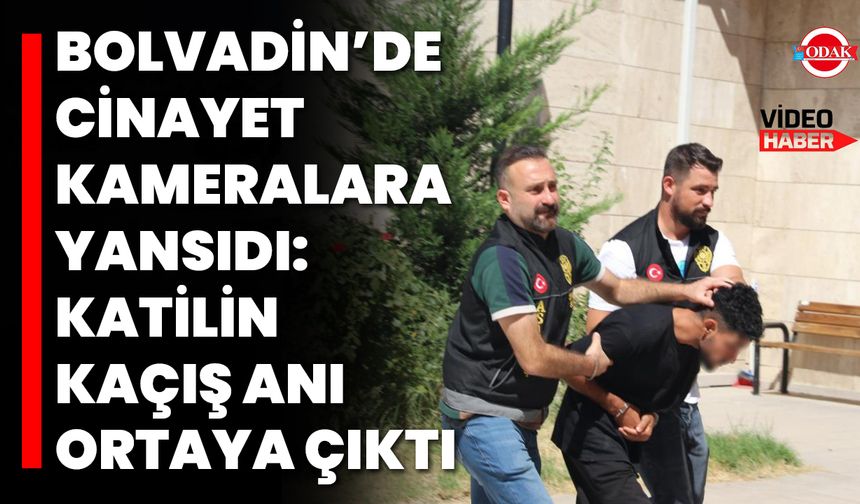 Bolvadin’de Cinayet Kameralara Yansıdı: Katilin Kaçış Anı Ortaya Çıktı