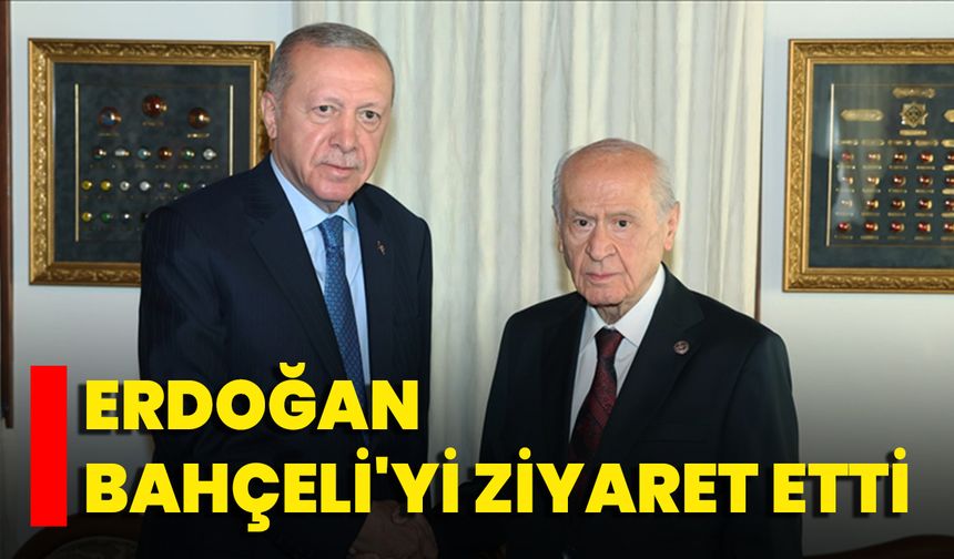 Erdoğan, Bahçeli'yi Ziyaret Etti