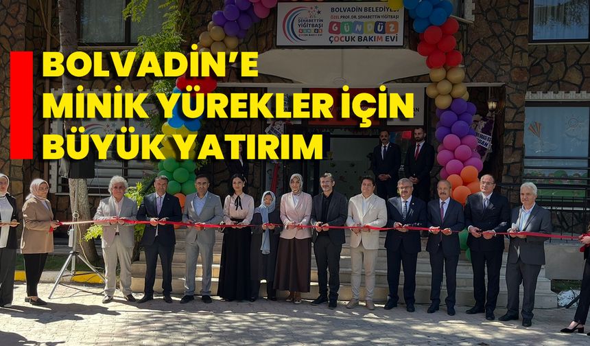 Bolvadin’e Minik Yürekler İçin Büyük Yatırım