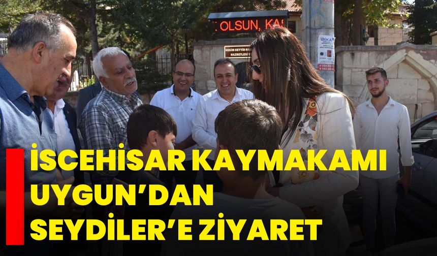 İscehisar Kaymakamı Uygun’dan Seydiler’e ziyaret