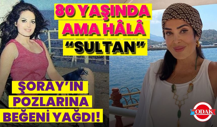 80 Yaşında Ama Hâlâ “Sultan”: Şoray’ın Pozlarına Beğeni Yağdı