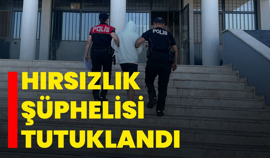 Hırsızlık şüphelisi tutuklandı