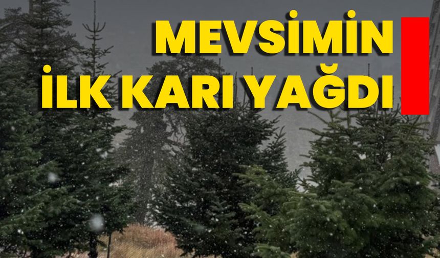 Mevsimin İlk Karı Yağdı