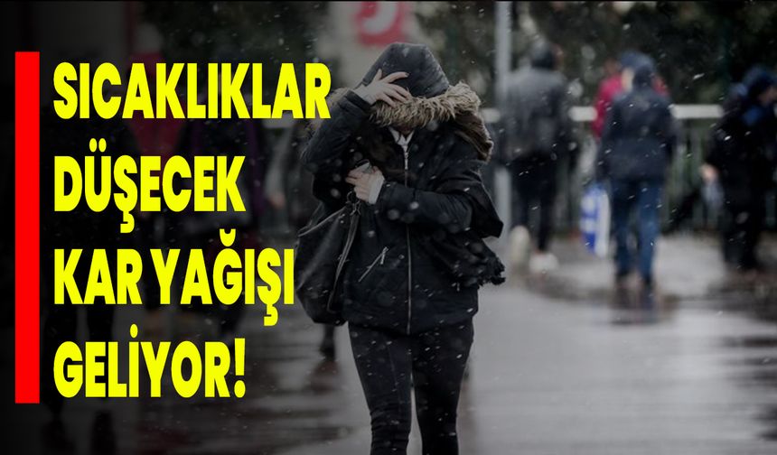 Sıcaklıklar Düşecek, Kar Yağışı Geliyor!