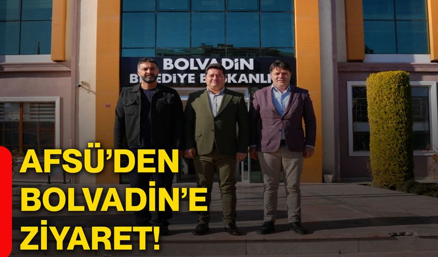 AFSÜ’den Bolvadin’e ziyaret!