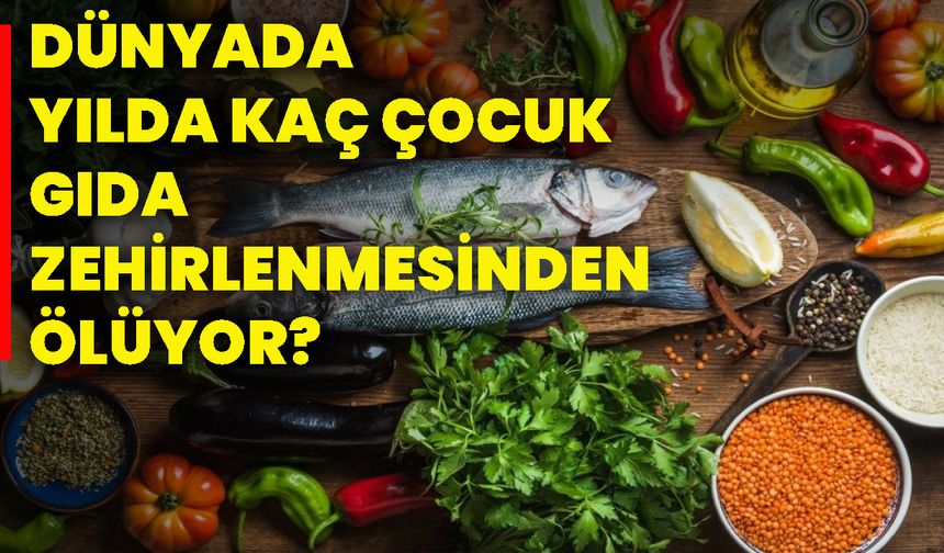 Dünyada yılda kaç çocuk gıda zehirlenmesinden ölüyor?