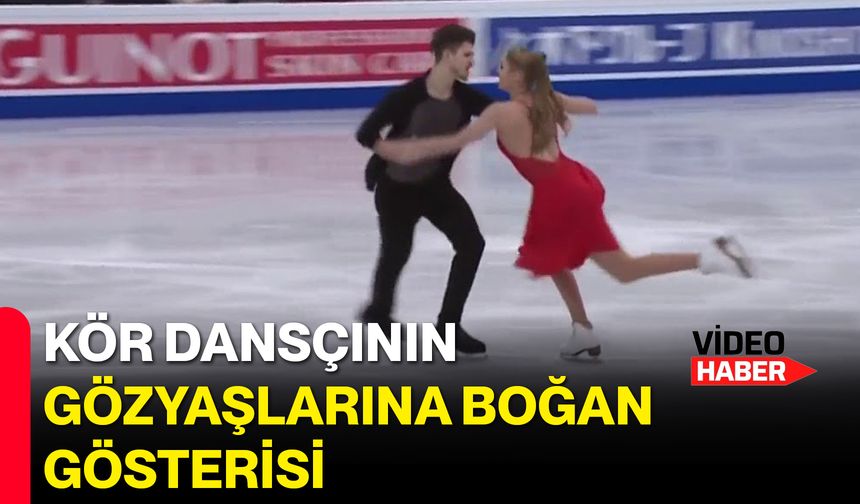 Kör dansçının gözyaşlarına boğan gösterisi