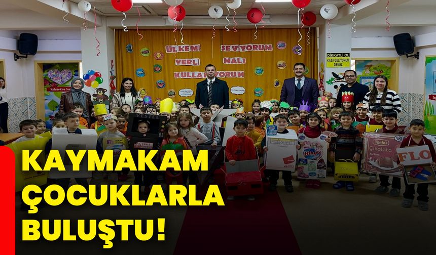 Kaymakam çocuklarla buluştu!