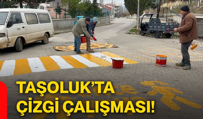 Taşoluk’ta çizgi çalışması!