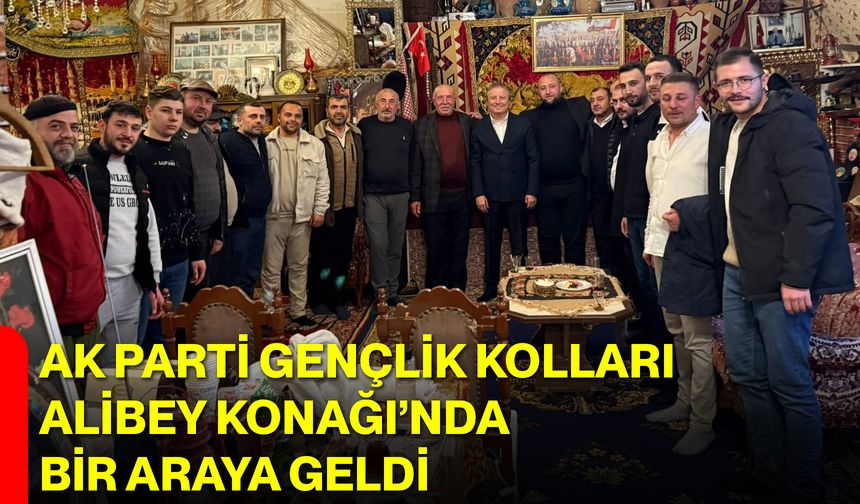 AK Parti Gençlik Kolları Alibey Konağı’nda Bir Araya Geldi